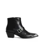 [Zadig & Voltaire] Zadig & Voltaire Tylow Wild Mirror Buckled Cowboy Boots 37 IT BLACK