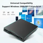 3.5" USB 2.0 Data External Floppy Disk Drive 1.44MB For Laptop PC Win 7/8/10 Mac