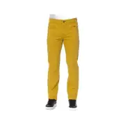 Trussardi Jeans Men's Yellow Cotton Jeans & Pant - W30 US