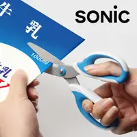 在飛比找樂天市場購物網優惠-剪刀 日本 SONIC 省力安全止滑剪刀 - 附安全套蓋 (