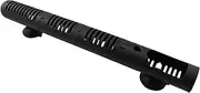 Aquarium Heater Protective Case 30.5cm Detachable Design Black Heating Rod Sleeve Heater Guard Protector Protective Cover Guard with Suction Cups for Fish Tank Water Aquarium Heater Protector