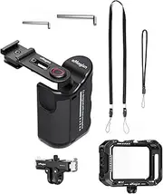 Camera Side Handle Xplorer Grip Kit for DJI/Insta.360/ Go.Pro Series Action Camera, Shooting Handle Accessories for Go.Pro 13/ Insta.360 Ace Pro 2/ DJI Action 5 Pro (for Go.Pro)