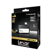 Lexar Professional GO SL400 Portable SSD 1TB Black