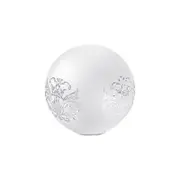 Accessories - Acid Glass Scroll Pattern Globe in White Superlux Lighting - Q022