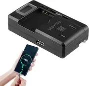 Camera Charger - Portable Digital Camera Charging Station - Black Small Travel Charger, Wall Charger Replacement, Mobile Phone Charger for Digital Cameras