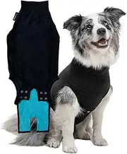 Suitical Recovery Suit Dog, Medium Plus, Black