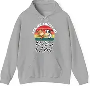 [X.Style] Ask Me About My Moo Cow Toddlers Boys Girls Cows Print ds032 Hoodie Grey 3XL
