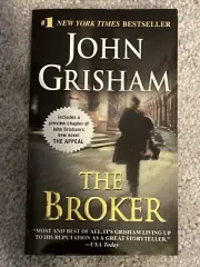 THE BROKER by John Grisham (2005, Mass Market Paperback, BRAND NEW, Unread)