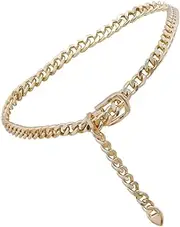 [CALLARON] Stylish Waist Chain Belt for Women Punk Fashion Jeans Chain Durable Accessory for and Keys for Dancers and Stage Performance