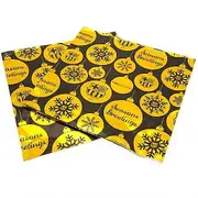 FC Barcelona Christmas Wrap Yellow One Size