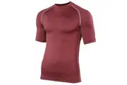 Rhino Mens Sports Base Layer Short Sleeve T-Shirt (Maroon) - UTRW1277
