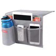 Bedside Storage Organizer - Table Cabinet Organizer Caddy for Remotes, Phone,...