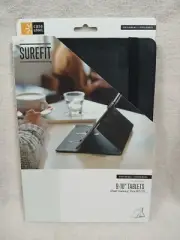 Case Logic Surefit Folio Case for 9-10 inch Tablets iPad Galaxy Fire Black NEW