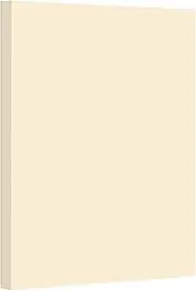 Cream Color Card Stock | 67lb Cover Medium Weight Pastel Cardstock, for Arts & Crafts, Coloring, Announcements, Stationary Printing at School, Office, Home | 8.5 x 11 | Bulk Pack of 100 Sheets