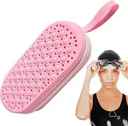 Swim Goggle Case - Snow Goggle Storage Box,Protective Case for Diving Glasses, Portable Silicone Snorkeling Eyewear Organizer Box