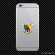 Cameroonian Coat of Arms Cell Phone Sticker Mobile Cameroon flag CMR CM