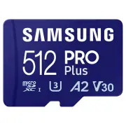 Samsung PRO Plus + Adapter microSDXC 512GB. MB-MD512SA