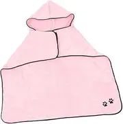 Parliky Pet Bathrobe Towel Pet Pajama Dog Bathrobe Dog Towel Robe Dog Towels for Medium Dogs Dog Drying Robe Quick Dry Towel Pet Quick Drying Towel Pet Supplies Coral Fleece Hooded