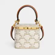 Celine Mini Vanity Case New With Tags White Tan