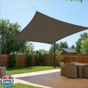 SunnyRoyal Sun Shade Sail 14'x18' Rectangle Shade Sail Canopy Sun Shade for P