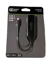 Commercial Electric 4 in 1 USB-C HUB (USB C to HDMI + USB3.1 + PD + USB2.0)