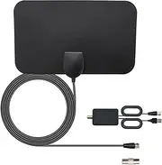 Hsthe Sea HD TV Antenna Indoor 250+ Miles Long Range with Signal Booster 4K Ultra HD Channels Easy Installation