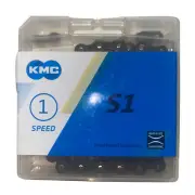 KMC S1 Bike Chain 1/2"x1/8" 112L 8.6mm Brown Single-Speed BMX Cruiser Fixed Z410