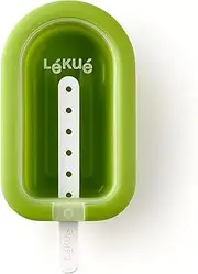 Lekue Lg Stackable Ice Pop Lollipop (1 Unit) Green, Large