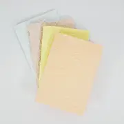 A6 Pocket Notebook Set | Embossed Soft Covers | 4 Pack | Marshmallow Pastels