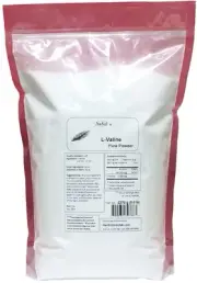 NuSci L-Valine pure powder 2270g (5.0 lb) bulk Valine BCAA Muscle building