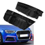 Closed Mesh Honeycomb Front Bumper Fog Light Grille fit Audi A3