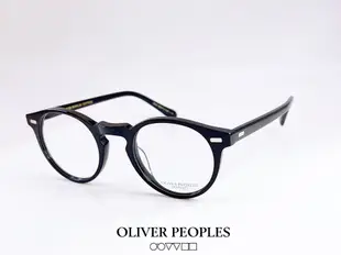 【本閣】Oliver Peoples Arella  OV5186 復古手工光學眼鏡大圓框 黑色moscotvr 金子