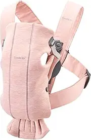 BabyBjörn 021077 Baby Carrier, Mini 3D Jersey, Light Pink