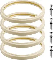 Light Lens Gasket | Sturdy Stainless Steel Light Screw Replacement Parts | Protective Replacement Fixture Transform Parts for Indoor Outdoor