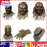 Scary Mask Head Cover Horror-themed Props Halloween Cosplay Prop Latex Headgear㊉