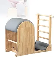 Pilates Ladder Barrels -Pilates Wooden Ladder Barrel Home Large Equipment Yoga Training core Spine Corrector Professional 43in×25in×39in/35in