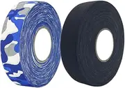 Hockey Anti Slip Tape Grip Tape Self Adhesive Protection Tape for Ice Hockey Golf Tennis 2 Rolls Hockey Tape