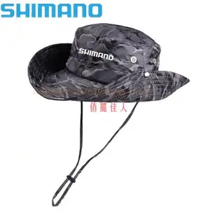 Shimano 釣魚帽 2021 男士新款夏季防曬釣魚帽戶外騎行運動太陽帽釣魚帽