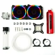 PC Liquid Water Cooling Kit 240mm Radiator Pump Reservoir CPU Block Tube