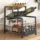 Kitchen Spice Rack Organizer Kitchen Supplies Storage Rack for Bathroom Sink