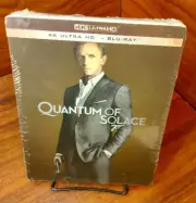 Quantum of Solace 4K/Blu-ray Steelbook - EU IMPORT-NEW - Free Box Shipping