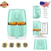 Compact TurboFry Air Fryer - 2 Qt, Touch Control, Dishwasher Safe, Mint Finish