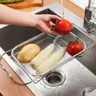 Fine Mesh Sink Drainer Basket Versatile Dish Drying Rack Sink Strainer Fruits