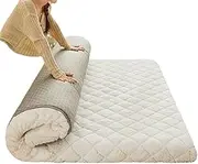 Japanese Futon Floor Mattress，Full Size, Futon Mattress Futon Sofa Couch Bed Roll Up Mattress Bed Topper Mat Floor Mattress for Adults(120x200cm)