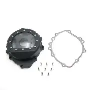 W/ gasket See Through Left Alternator Cover For Honda 2007-24 CBR600RR CBR600RA