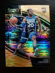 2018-19 Select Prizms Neon Orange Pulsar 291 COURTSID Josh Okogie RC ROOKIE /13