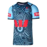 NSW Blues 2024 Puma State Of Origin Indigenous Jersey Kids Sizes 8-16!