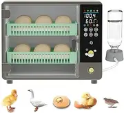 CHAOFLIGHT Eggs Incubator 24 Poultry Egg Hatchery Brooder Automatic Egg Turner with Temperature/Humidity Control & Digital Touch Screen for Hatching Parrot,Birds,Chickens,Ducks,Quails