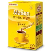 Maxim Mocha Gold Mild Black Coffee, No Sugar , 0.9g x 100 Sticks, 1EA