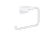 Hansgrohe AddStoris Toilet Roll Holder Without Cover in Matt White (41771700)